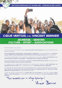 Cœur Vertois 2026 - Tract 3